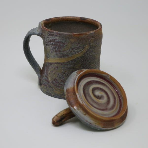 Lidded Mug (Wood Handled)