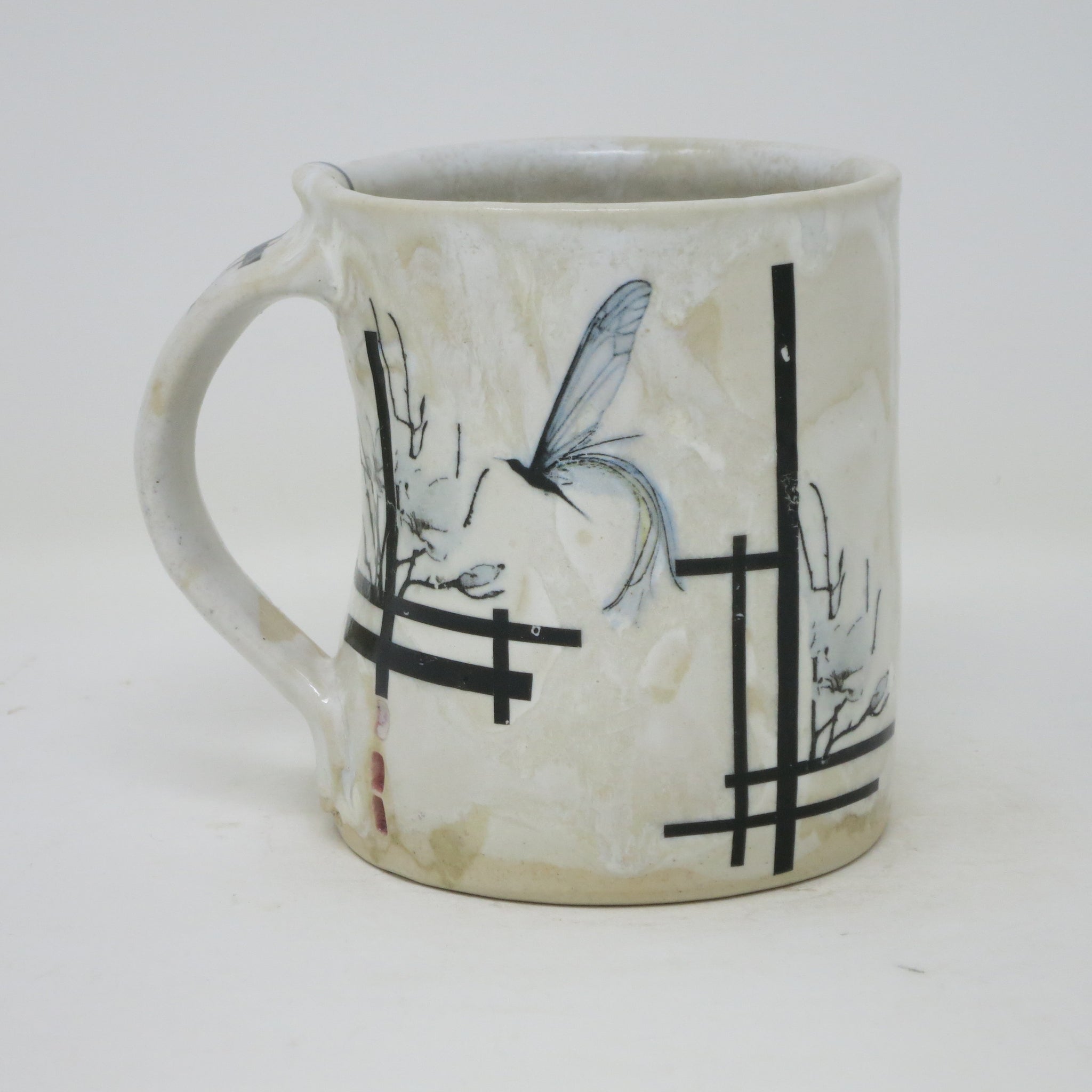Lattice Mug (Humming Bug & Dragonfly)