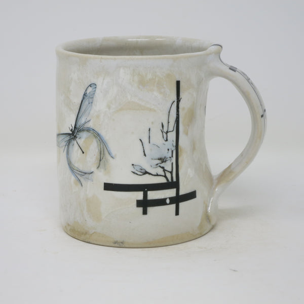 Lattice Mug (Humming Bug & Dragonfly)