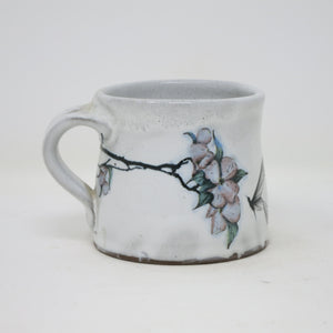 Cappuccino Mugs (Humming Bugs & Large Blossoms)